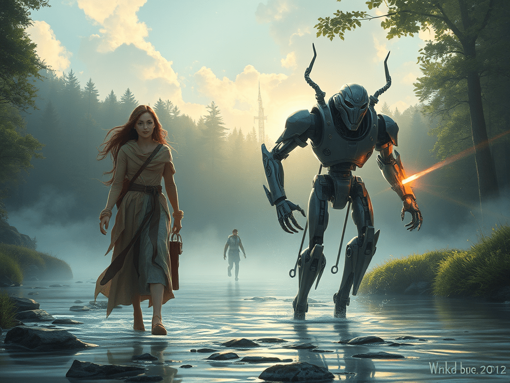 Balade Matinale avec un Robot&nbsp;Protecteur